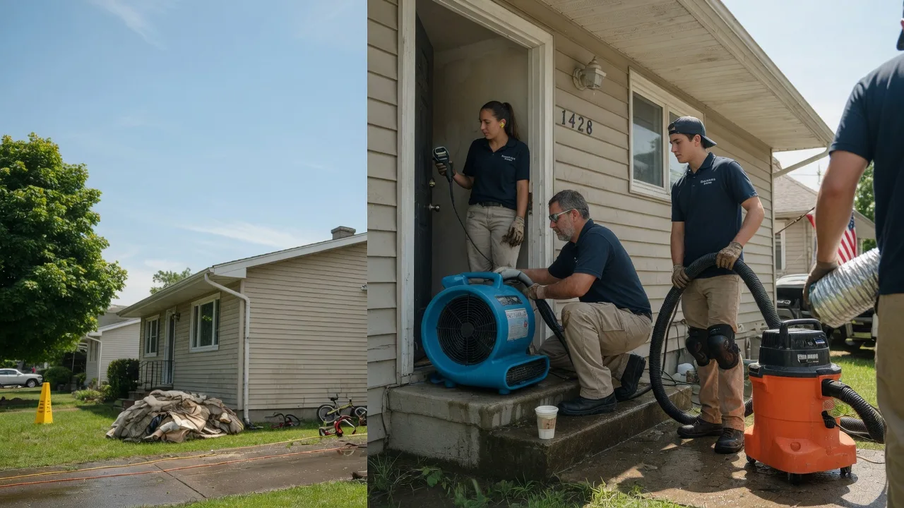 Water Damage Restoration in West Salem, IL near me